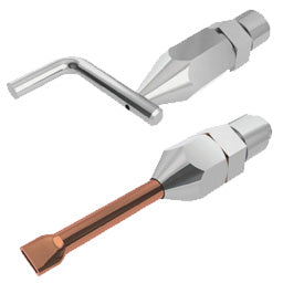 Pink Power Fine Tip Glue Gun Nozzles for Hot Glue Guns - 4 Pack Copper  Nozzles for Full Size Dual Temp Hot Melt Glue Guns - Large & Small Hot Glue  Gun
