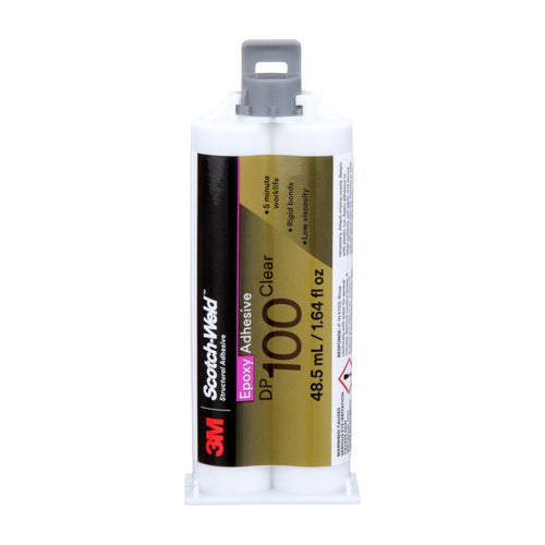 48.5 ml cartridge of 3M Scotch-Weld DP100 clear epoxy adhesive