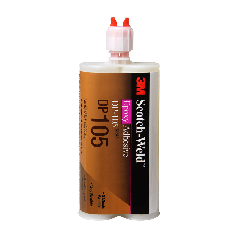 200 ml cartridge of 3M Scotch-Weld DP105 clear epoxy adhesive