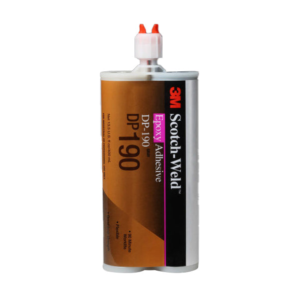 200 ml cartridge of 3M Scotch-Weld DP190 translucent epoxy adhesive