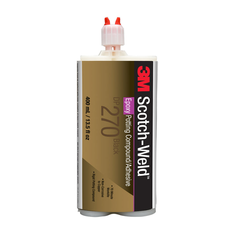 400 ml cartridge of 3M Scotch-Weld DP270 black epoxy adhesive