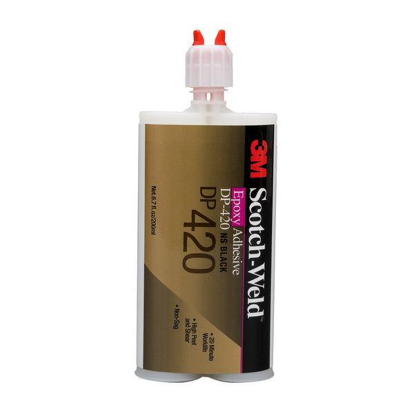 200 ml cartridge of 3M Scotch-Weld DP420NS black epoxy adhesive