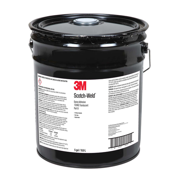 5 Gallon Pail of 3M Scotch-Weld 100NS Translucent Epoxy Adhesive - Part B