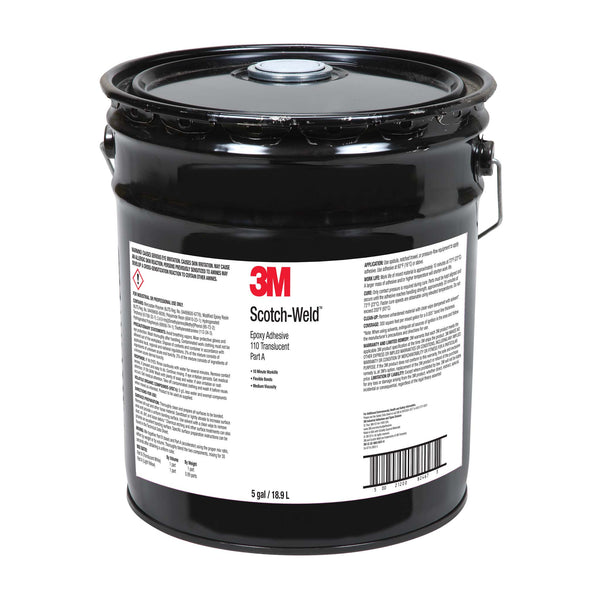 5 Gallon Pail of 3M Scotch-Weld 110 Translucent Epoxy Adhesive - Part A