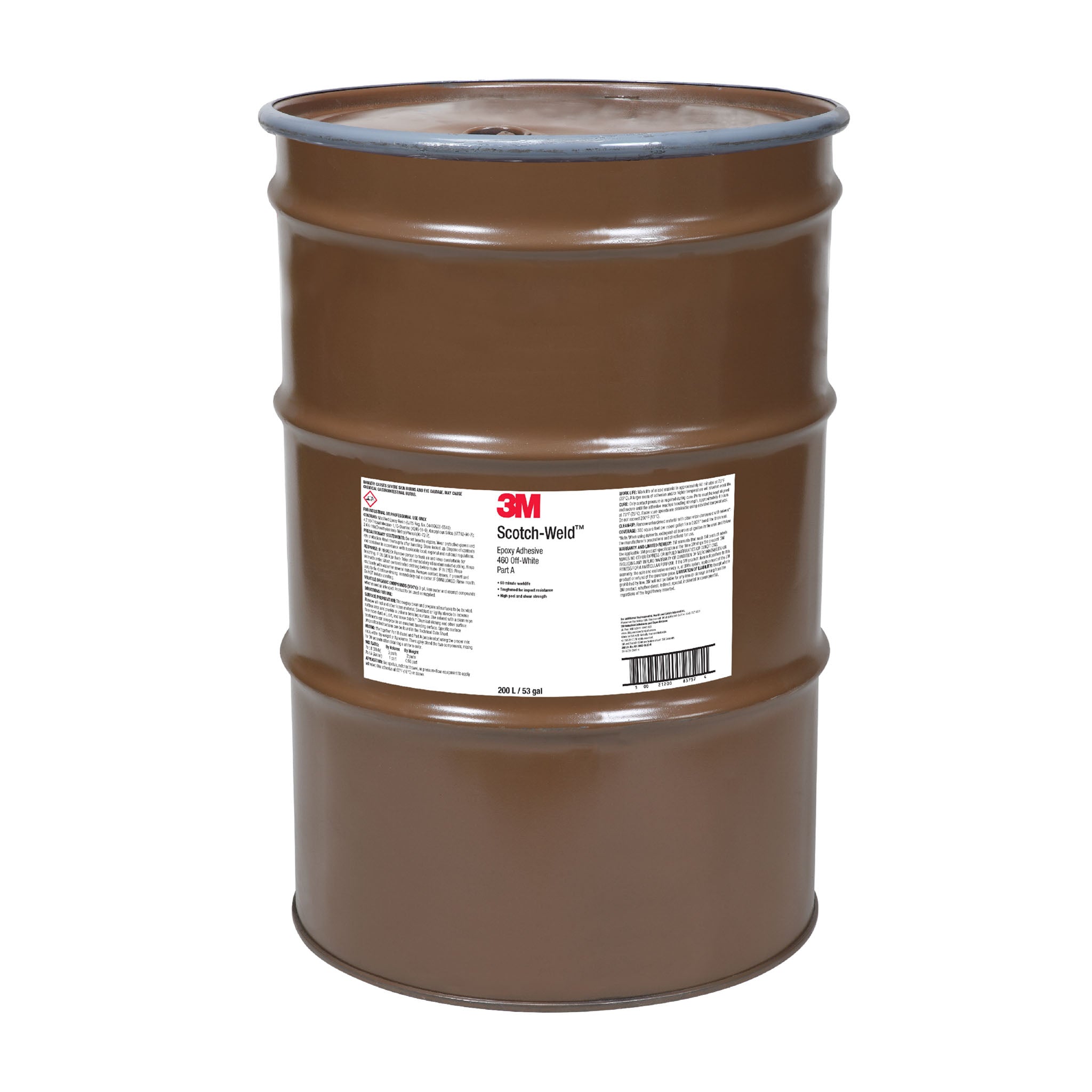 3M Scotch-Weld 460 Off-White Epoxy in 55 Gallon Drums - Part A & B