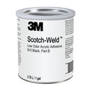 1 Gallon Can of 3M Scotch-Weld 810 Black Acrylic Adhesive - Part B