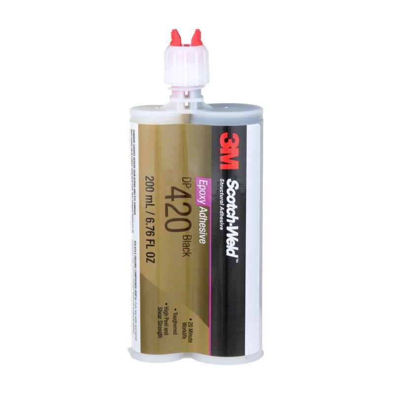 200 ml cartridge of 3M Scotch-Weld DP420 black epoxy adhesive