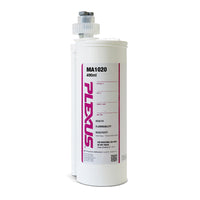 Single 490ml cartridge of Plexus MA 1020 adhesive