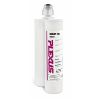 Single 400 ml cartridge of Plexus MA 8110 adhesive