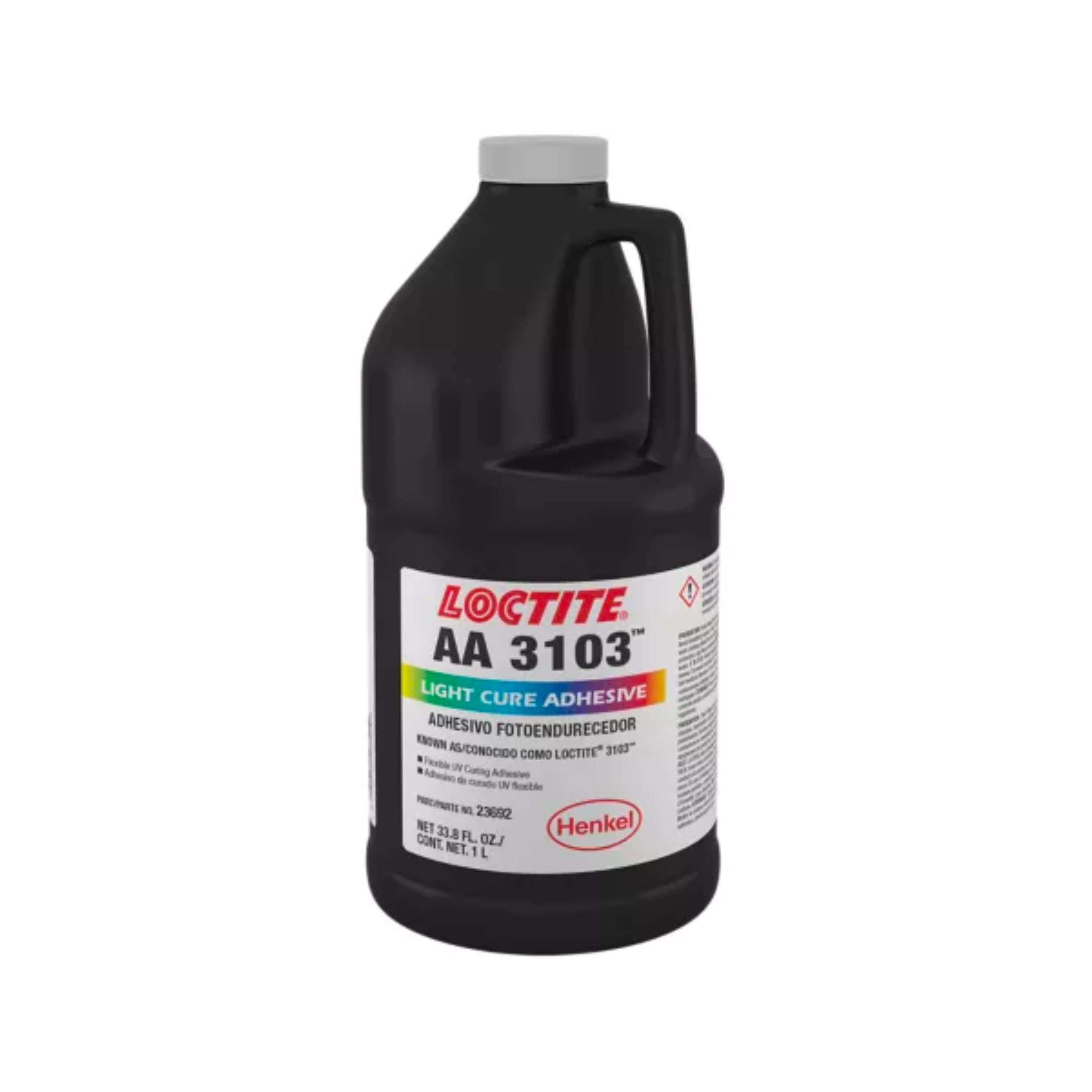 Loctite 3103 Flexible Light Cure Adhesive - Part #23692 - 1 Liter Bottle