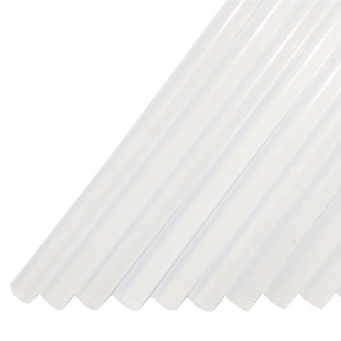 Large Hot glue stick Clear White, Length 4 and 0.27 diameter - Compatible  with most glue guns. - Kumarasinghe Radio Institute (KRI)